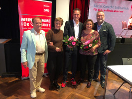 Prof. Dr. Peter Paul Gantzer, Natascha Kohnen, Florian Schardt, Sabine Schmierl und Dr. Alexander Greulich