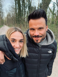 Verena mit Florian - gerne an der Isar unterwegs