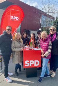 Infostand der SPD Frauen Unterföhring